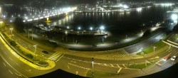 Archiv Foto Webcam Linz: Donaulände und Nibelungenbrücke 23:00