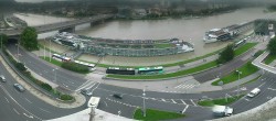Archiv Foto Webcam Linz: Donaulände und Nibelungenbrücke 07:00