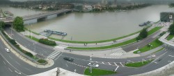 Archiv Foto Webcam Linz: Donaulände und Nibelungenbrücke 11:00