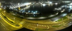 Archiv Foto Webcam Linz: Donaulände und Nibelungenbrücke 23:00