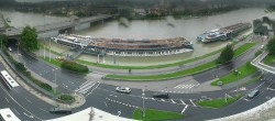 Archiv Foto Webcam Linz: Donaulände und Nibelungenbrücke 13:00