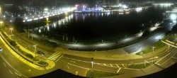 Archiv Foto Webcam Linz: Donaulände und Nibelungenbrücke 23:00