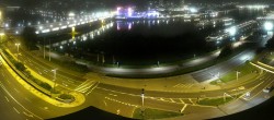 Archiv Foto Webcam Linz: Donaulände und Nibelungenbrücke 18:00