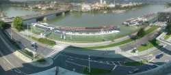 Archiv Foto Webcam Linz: Donaulände und Nibelungenbrücke 07:00