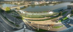 Archiv Foto Webcam Linz: Donaulände und Nibelungenbrücke 05:00