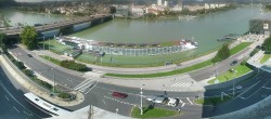 Archiv Foto Webcam Linz: Donaulände und Nibelungenbrücke 10:00