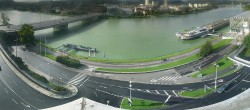 Archiv Foto Webcam Linz: Donaulände und Nibelungenbrücke 15:00
