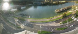 Archiv Foto Webcam Linz: Donaulände und Nibelungenbrücke 17:00