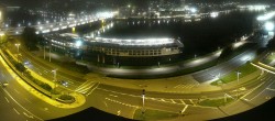 Archived image Webcam Linz: Generali building at the Danube 23:00