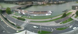 Archiv Foto Webcam Linz: Donaulände und Nibelungenbrücke 13:00