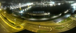Archiv Foto Webcam Linz: Donaulände und Nibelungenbrücke 21:00