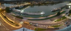 Archiv Foto Webcam Linz: Donaulände und Nibelungenbrücke 05:00