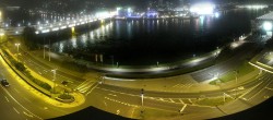 Archiv Foto Webcam Linz: Donaulände und Nibelungenbrücke 23:00