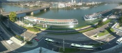 Archiv Foto Webcam Linz: Donaulände und Nibelungenbrücke 09:00