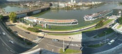 Archiv Foto Webcam Linz: Donaulände und Nibelungenbrücke 12:00