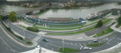 Archiv Foto Webcam Linz: Donaulände und Nibelungenbrücke 13:00