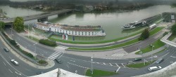 Archiv Foto Webcam Linz: Donaulände und Nibelungenbrücke 09:00