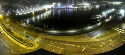 Archiv Foto Webcam Linz: Donaulände und Nibelungenbrücke 23:00