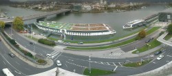 Archiv Foto Webcam Linz: Donaulände und Nibelungenbrücke 09:00