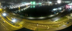 Archiv Foto Webcam Linz: Donaulände und Nibelungenbrücke 19:00