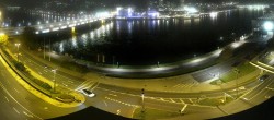 Archiv Foto Webcam Linz: Donaulände und Nibelungenbrücke 21:00