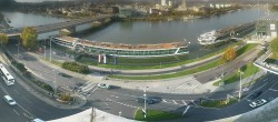 Archiv Foto Webcam Linz: Donaulände und Nibelungenbrücke 13:00