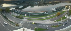Archiv Foto Webcam Linz: Donaulände und Nibelungenbrücke 15:00