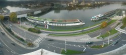 Archiv Foto Webcam Linz: Donaulände und Nibelungenbrücke 13:00
