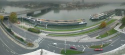 Archiv Foto Webcam Linz: Donaulände und Nibelungenbrücke 09:00