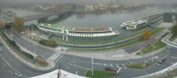 Archiv Foto Webcam Linz: Donaulände und Nibelungenbrücke 09:00