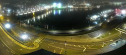 Archiv Foto Webcam Linz: Donaulände und Nibelungenbrücke 19:00