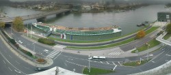 Archiv Foto Webcam Linz: Donaulände und Nibelungenbrücke 09:00