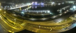 Archiv Foto Webcam Linz: Donaulände und Nibelungenbrücke 23:00