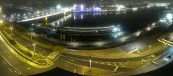 Archiv Foto Webcam Linz: Donaulände und Nibelungenbrücke 23:00
