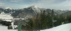 Archived image Webcam 3-chair lift Wettersteinbahnen Ehrwald 09:00