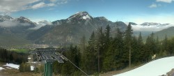 Archived image Webcam 3-chair lift Wettersteinbahnen Ehrwald 11:00