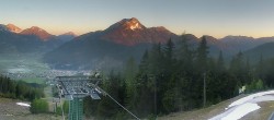 Archiv Foto Webcam 3er Sessellift im Skigebiet Ehrwald 05:00