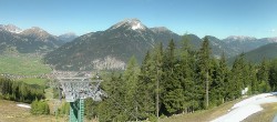 Archiv Foto Webcam 3er Sessellift im Skigebiet Ehrwald 09:00