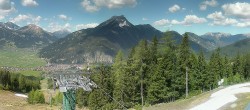 Archived image Webcam 3-chair lift Wettersteinbahnen Ehrwald 11:00
