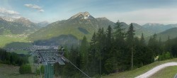 Archived image Webcam 3-chair lift Wettersteinbahnen Ehrwald 07:00
