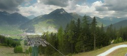 Archived image Webcam 3-chair lift Wettersteinbahnen Ehrwald 11:00