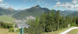 Archiv Foto Webcam 3er Sessellift im Skigebiet Ehrwald 09:00