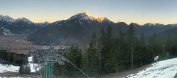 Archiv Foto Webcam 3er Sessellift im Skigebiet Ehrwald 07:00