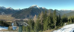 Archiv Foto Webcam 3er Sessellift im Skigebiet Ehrwald 11:00