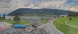 Archiv Foto Webcam Panorama vom Ossiacher See 13:00