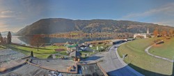 Archived image Webcam Panorama view Lake Ossiach 13:00