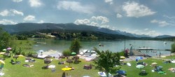 Archived image Webcam Lake Presseggersee 08:00