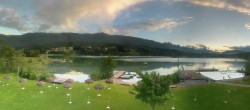 Archiv Foto Webcam Pressegger See bei Hermagor 19:00