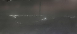 Archiv Foto Webcam Aussichtsturm Pyramidenkogel - Blick auf den Wörthersee 23:00