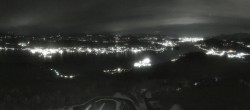 Archiv Foto Webcam Aussichtsturm Pyramidenkogel - Blick auf den Wörthersee 23:00